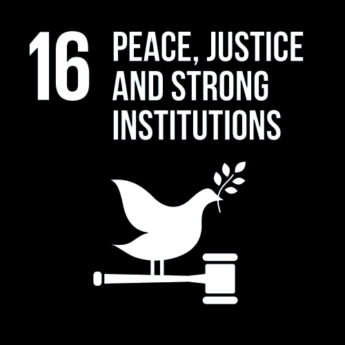 16. Peace, justice and strong institutions