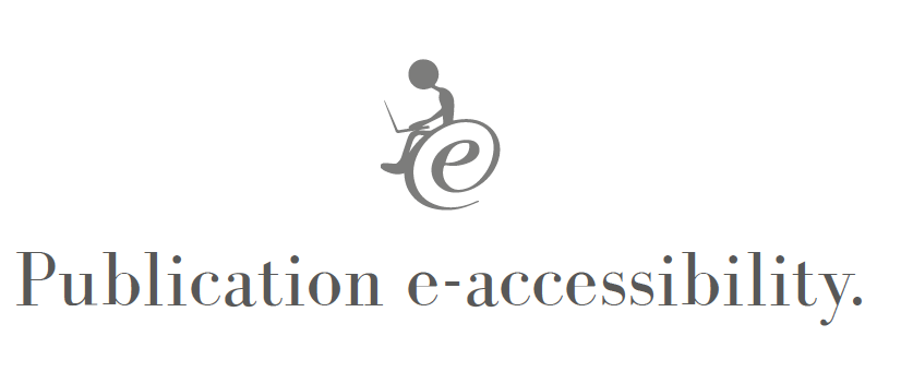 Logo :publication E-accessibility www.e-accessibility.info.